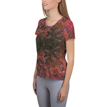 Load image into Gallery viewer, Autumn Leaves, Women&#39;s Athletic T-shirt