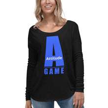 Load image into Gallery viewer, &quot;A&quot; Game Attitude, Ladies Long Sleeve Tee