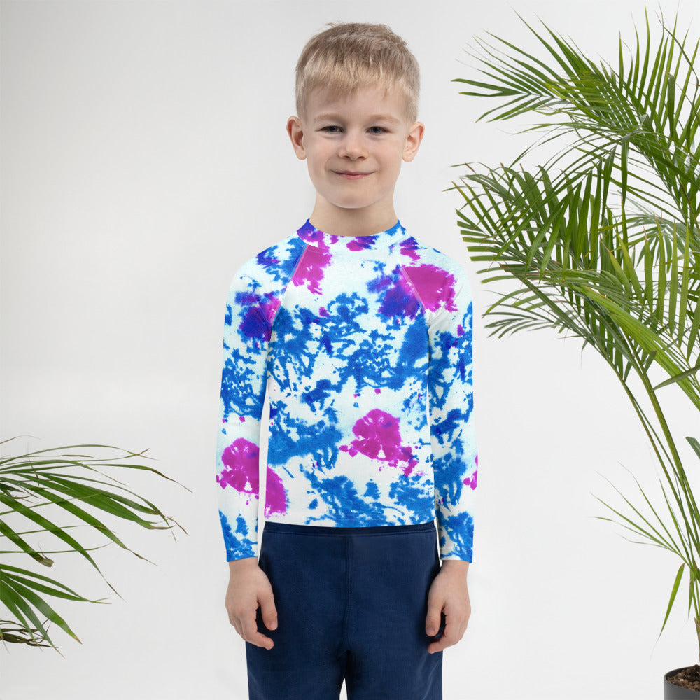 A.V.A. TiDye,  Kids Unisex Rash Guard