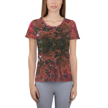 Load image into Gallery viewer, Autumn Leaves, Women&#39;s Athletic T-shirt