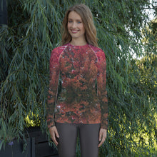 Load image into Gallery viewer, Autumn Leaves, Women&#39;s Rash Guard
