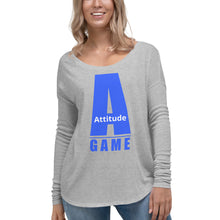 Load image into Gallery viewer, &quot;A&quot; Game Attitude, Ladies Long Sleeve Tee