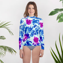 Load image into Gallery viewer, A.V.A. Ti-Dye, Youth Rash Guard