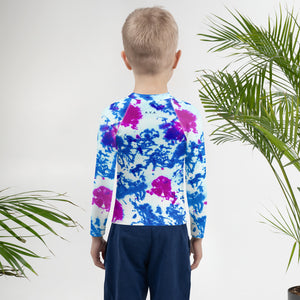 A.V.A. TiDye,  Kids Unisex Rash Guard